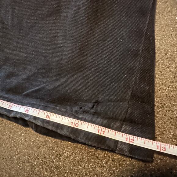 vintage y2k southpole black jeans custom baggy studded red tab - Picture 8 of 8